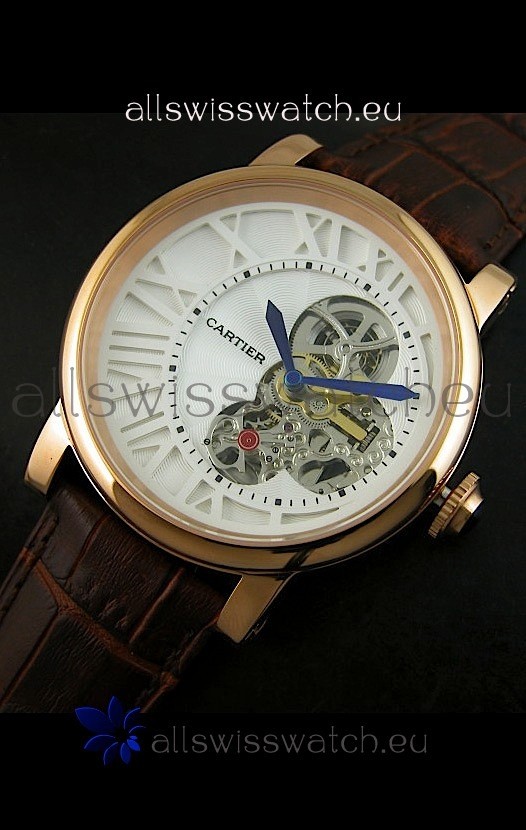 IMG_9081 Rotonde De Cartier Cadran Love - Yellow Gold Case Replica 8