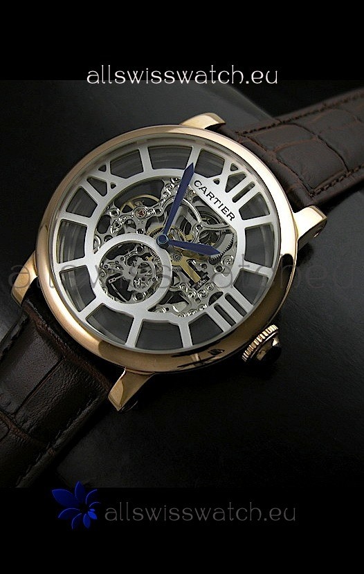 IMG_9081 Cartier Ronde de in Skelton Grey Dial Replica 8