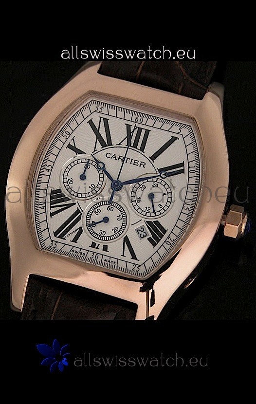 Cartier Tortue in White Dial Replica 8