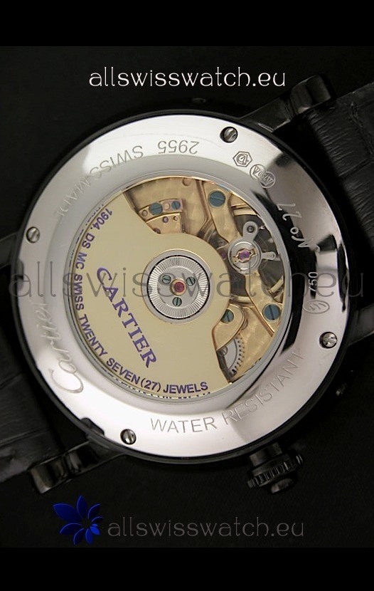 IMG_9081 Cartier Calibre de Tourbillon PVD in Blue Dial Replica 8