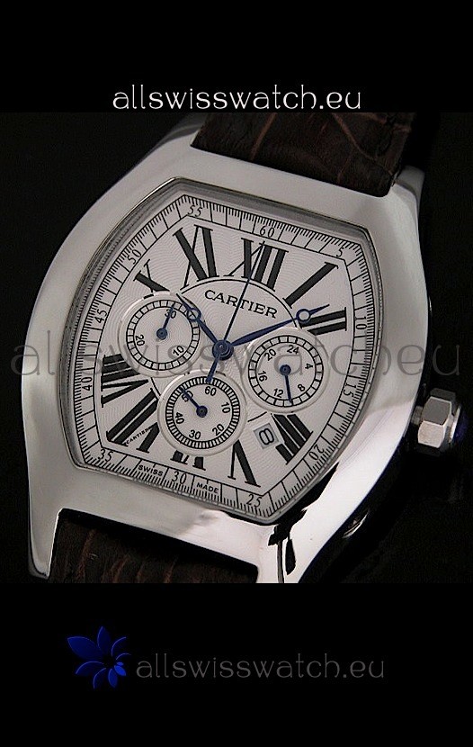 IMG_9081 Cartier Tortue in Brown Strap Replica 8
