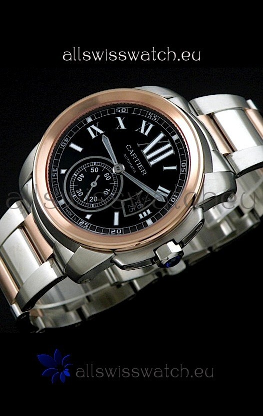 IMG_9081 Cartier Calibre de Rose Gold Replica 8