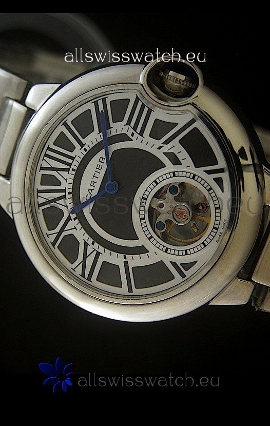 IMG_9081 Cartier Ballon de in Black layerd Dial Replica 8