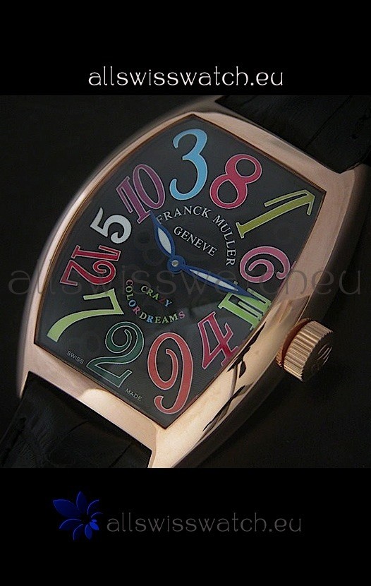 Franck Muller Crazy Color Dreams in Black Dial Replica 8