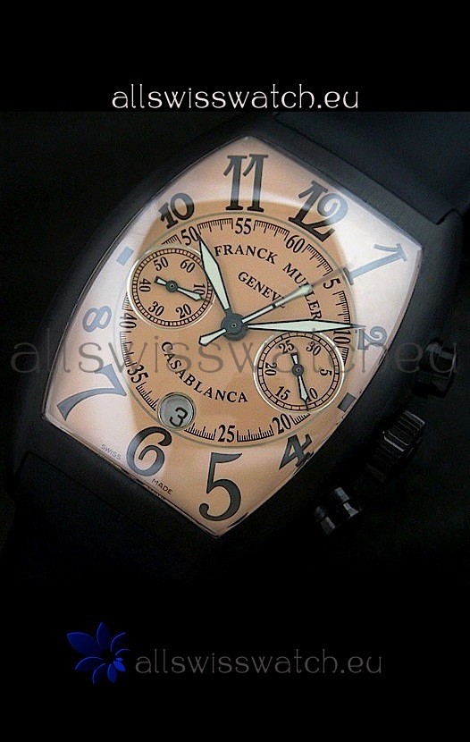 IMG_9081 Franck Muller Casa Blanca in Orange Dial Replica 8