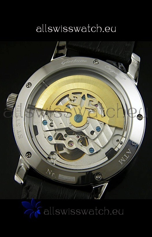 Glashuette Tourbillon in Black Dial Replica 8