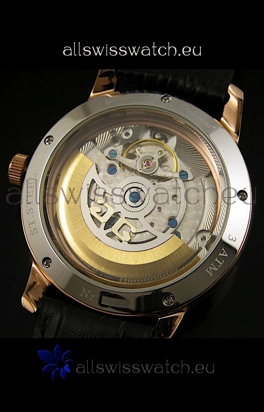 IMG_9081 Glashuette Senator in 18K Pink Gold Case Replica 8