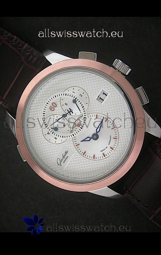 IMG_9081 Glashuette ST. Steel in White Dial Replica 8