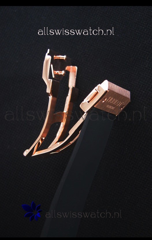 IMG_9081 Hublot Classic Fusion Skeleton Rose Gold Case Movement Replica 8