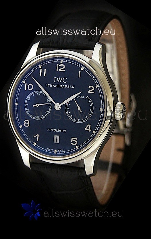IMG_9081 IWC Schaffhausen in Blue Dial Replica 8
