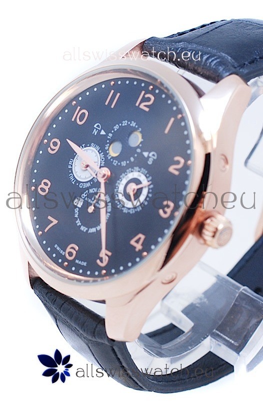IMG_9081 IWC Da Vinci Perpetual Calendar Chronograph Gold Replica 8