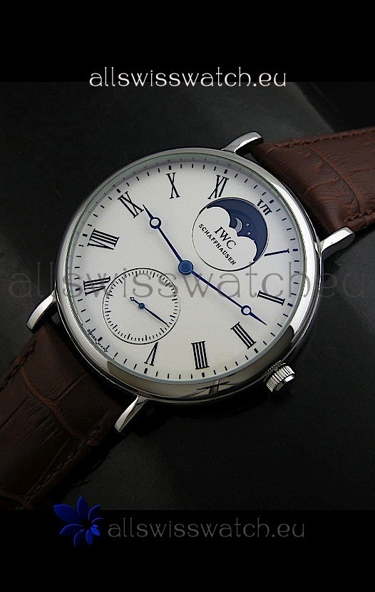 IMG_9081 IWC Vintage Portifino MoonPhase in White Replica 8