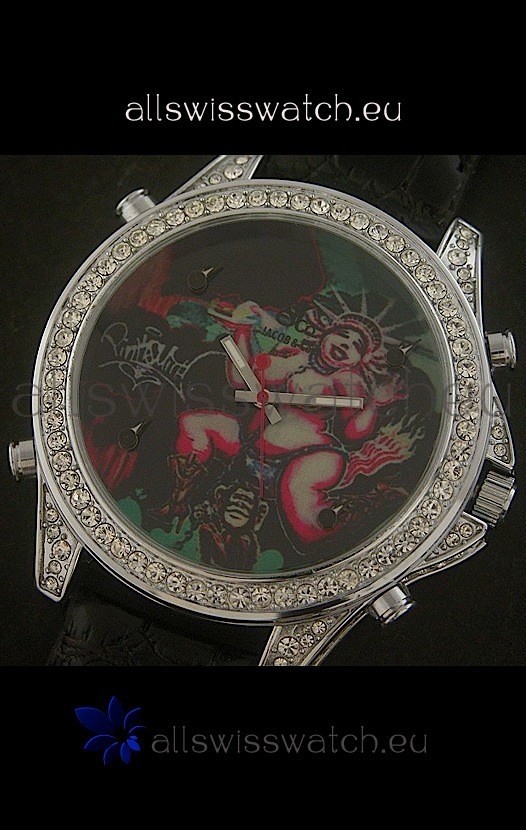 IMG_9081 Five Time Zones J&C Imitations in Full Diamonds Replica 8