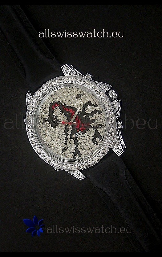 IMG_9081 Five Time Zones J&C Clone in Full Diamonds Replica 8