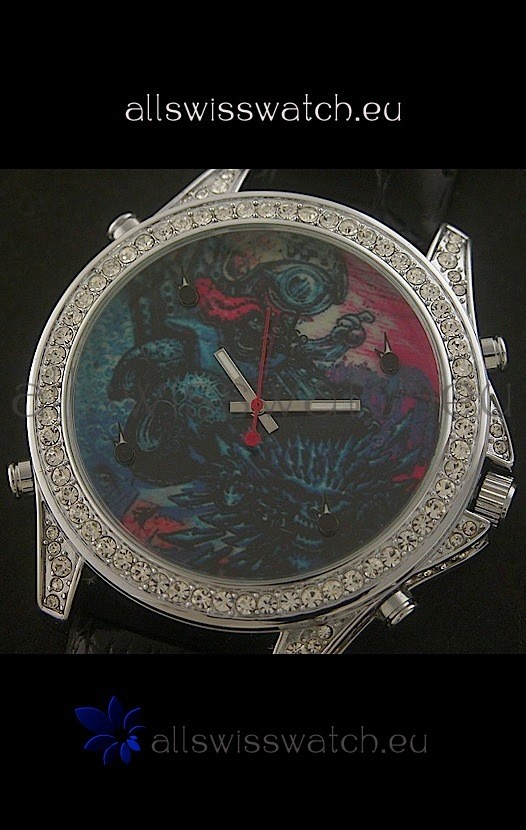 IMG_9081 Five Time Zones J&C Imitations in Full Diamonds Replica 8
