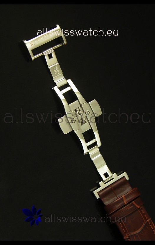 Mont Blanc Nicolas Riessec Stainless Steel Case in White Dial Replica 8