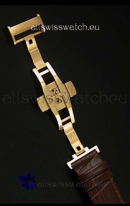 IMG_9081 Mont Blanc Nicolas Riessec Rose Gold Case in White Dial Replica 8