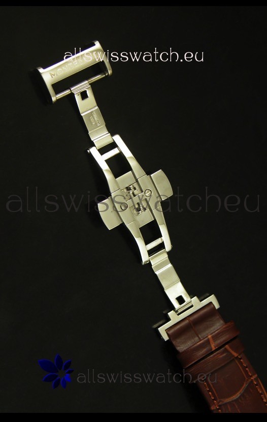 IMG_9081 Mont Blanc Nicolas Riessec Stainless Steel Case in Grey Dial Replica 8