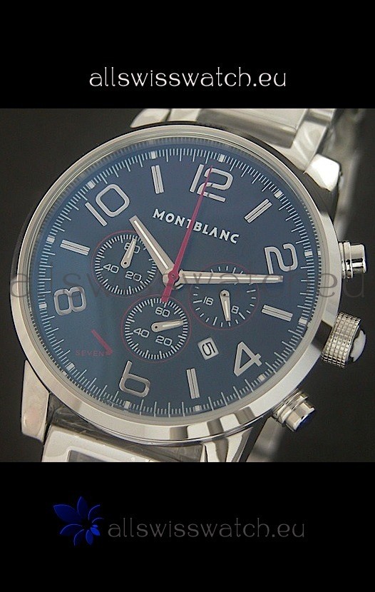 IMG_9081 Montblanc Timewalker Chronograph in Black Dial Replica 8