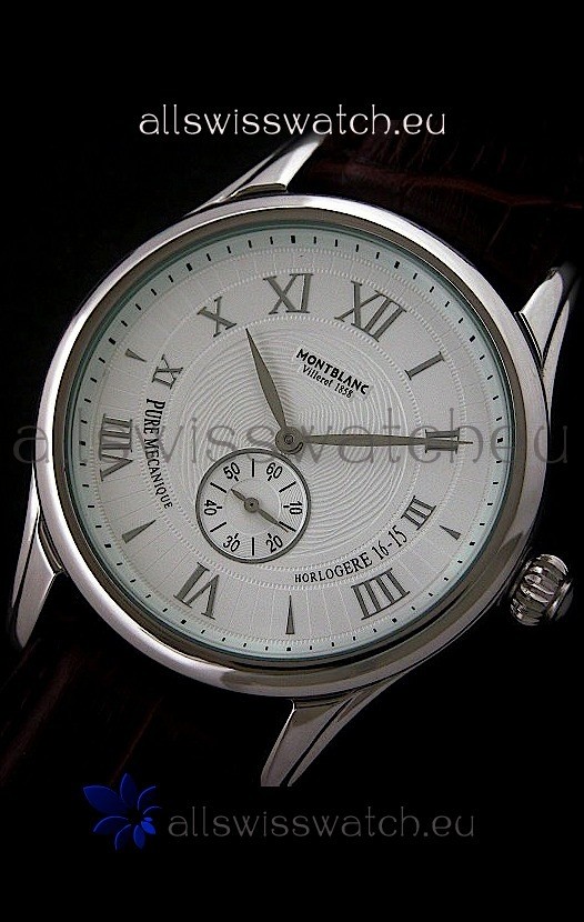 Mont Blanc Star Chrono in White Dial Replica 8