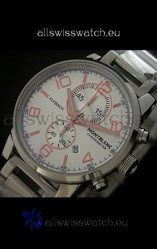 IMG_9081 Montblanc FlyBack Chronometer in Stainless Steel Casing Replica 8