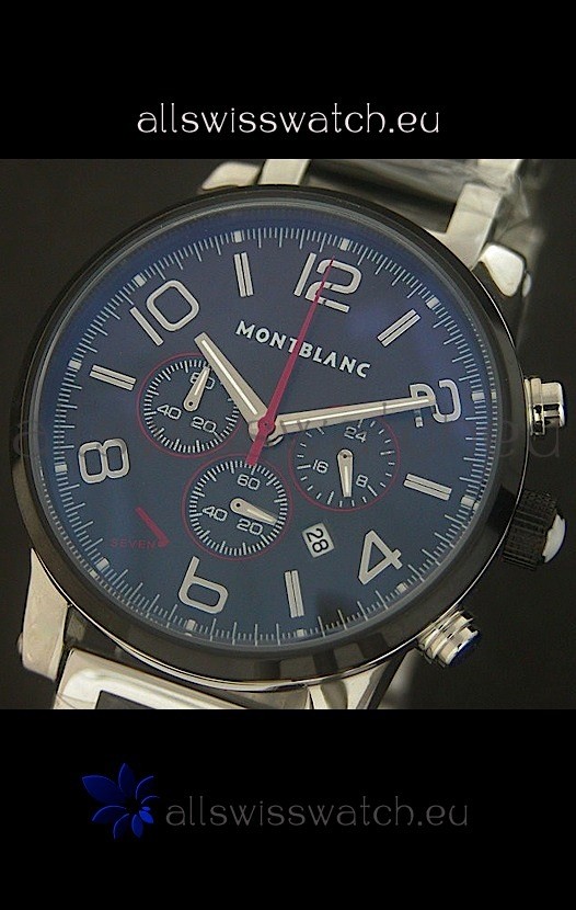 IMG_9081 Montblanc Timewalker Chronograph in Stainless Steel Replica 8