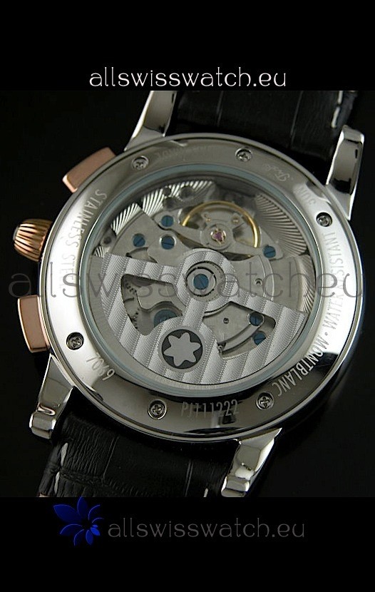 IMG_9081 Mont Blanc Automatic Chronograph Black Dial Replica 8