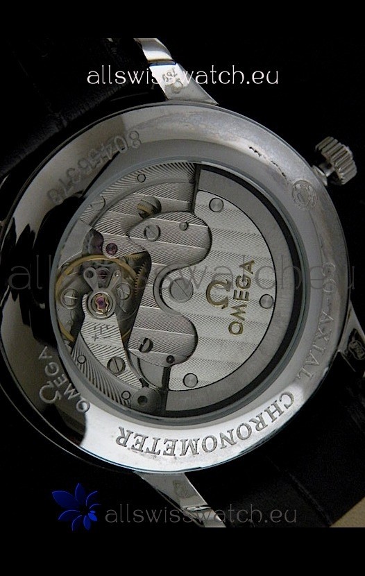 IMG_9081 Omega DeVelie Co-Axial Chronometer Steel in Dark Blue Dial Replica 8