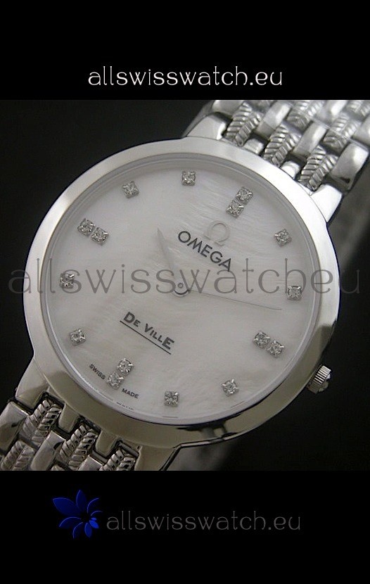 IMG_9081 Omega De Ville Seamaster Quartz in White Replica 8