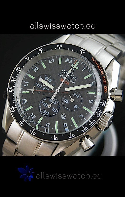 IMG_9081 Omega Speedmaster HB-SIA in Black Checked Dial Replica 8