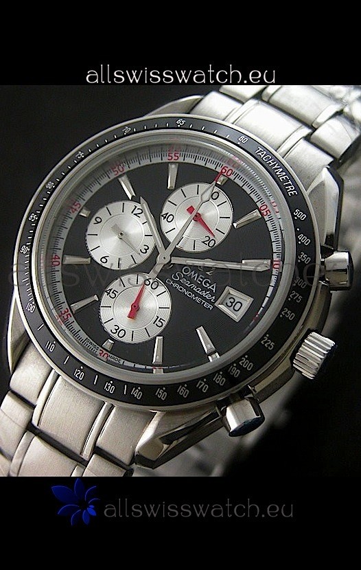 IMG_9081 Omega Seamaster Chronometer in Black Dial Replica 8