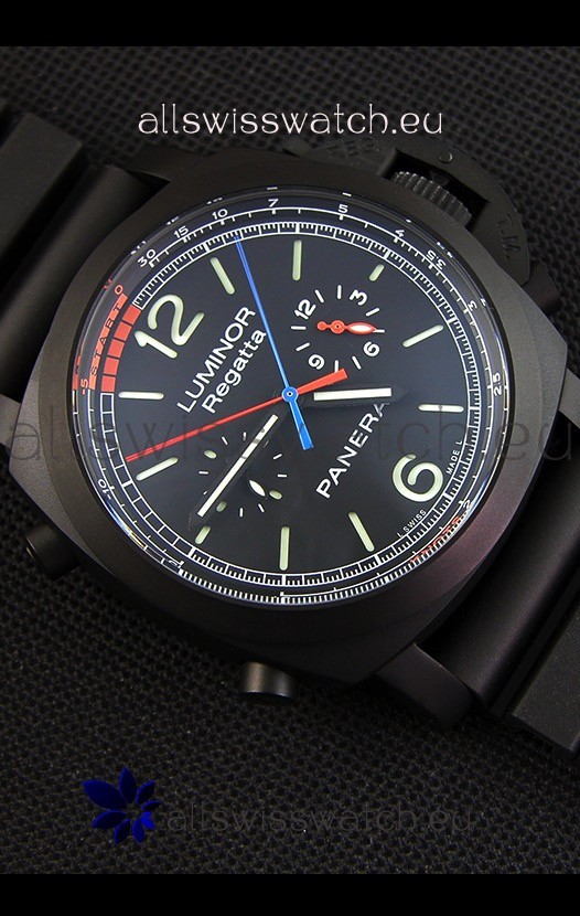 IMG_9081 Panerai Luminor Regatta in PVD Case Replica 8