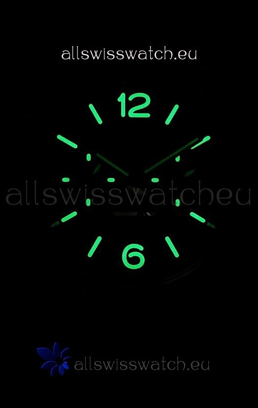 IMG_9081 Panerai PAM365 L’Astronomo Luminor 1950 GMT Equation of Time Brown Dial Steel Replica 8