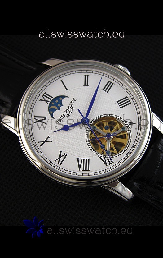 IMG_9081 Patek Philippe MoonPhase Tourbillon White Dial Replica 8