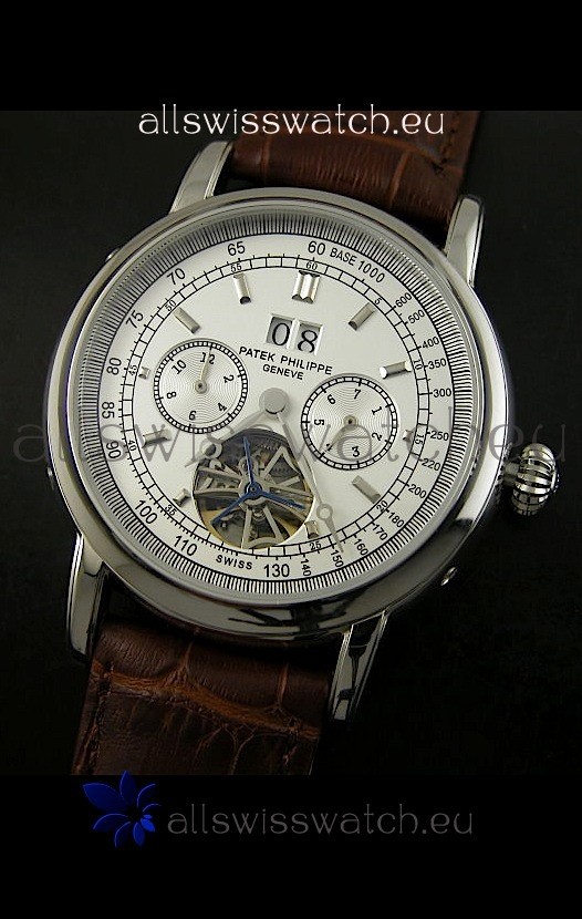 IMG_9081 Patek Philippe Complications Tourbillon in Steel Replica 8