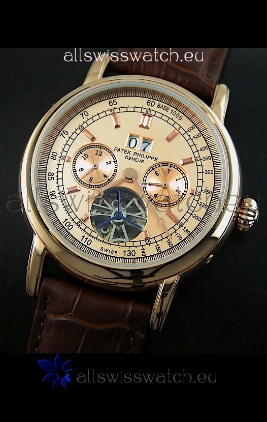 IMG_9081 Patek Philippe Complications Tourbillon in Pink Gold Replica 8