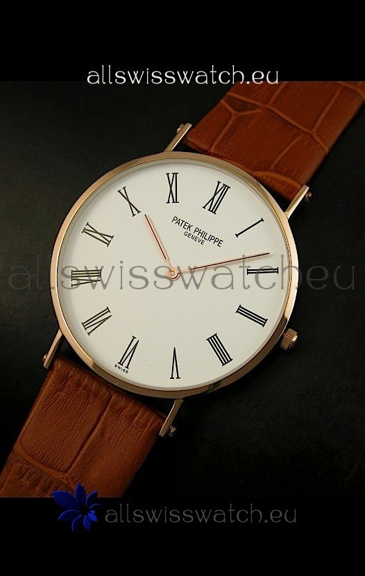IMG_9081 Patek Philippe Calatrava Ulta-Thin - 4MM Thick Replica 8