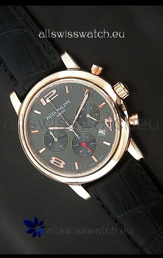 IMG_9081 Patek Philippe Perpetual Calender Steel in Grey Dial Replica 8