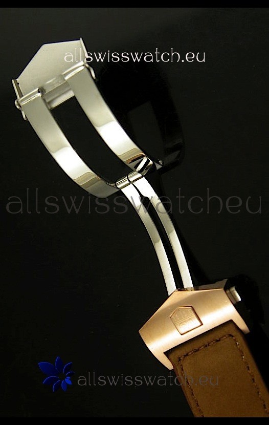 Tag Heuer Carrera 1887 SpaceEX Edition Quartz in Pink Gold Replica 8