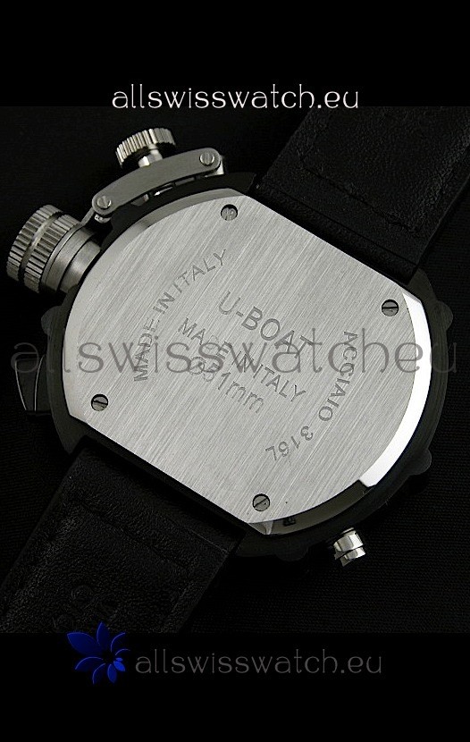 IMG_9081 U-Boat Flightdeck Rattrapante Automatic in Black Dial Replica 8