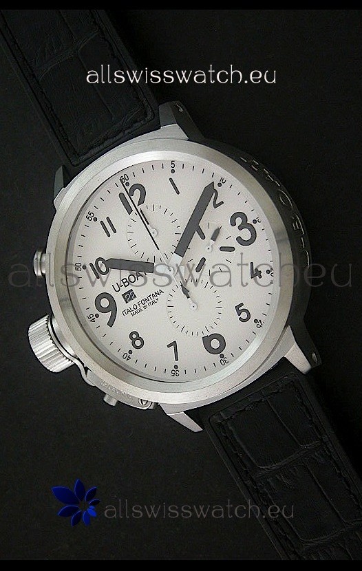 IMG_9081 U-Boat Flightdeck Steel in White Dial Replica 8