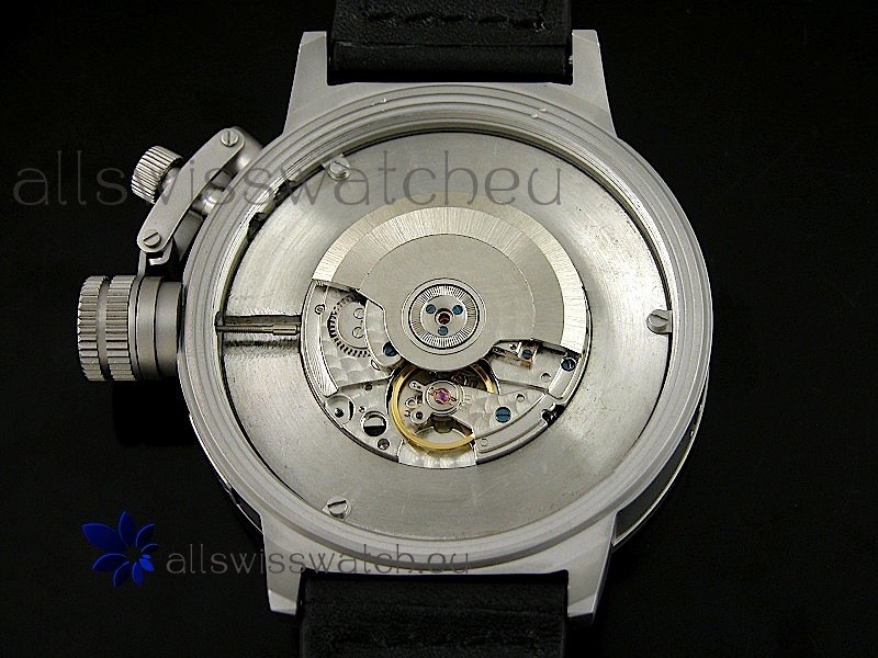 IMG_9081 U Boat U-1001 Edition Drive Automatic Steel in Blue Markers Replica 8