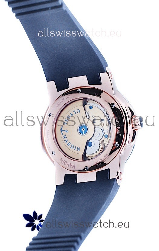 IMG_9081 Ulysse Nardin Executive Dual Time Rose Gold Replica 8