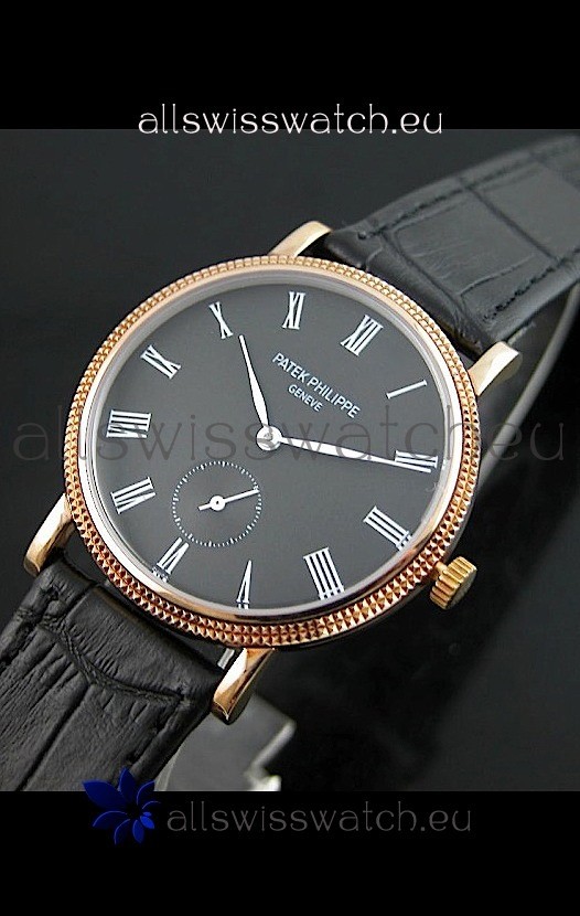 IMG_9081 Patek Philippe Calatrava Mens in Grey Dial Replica 8