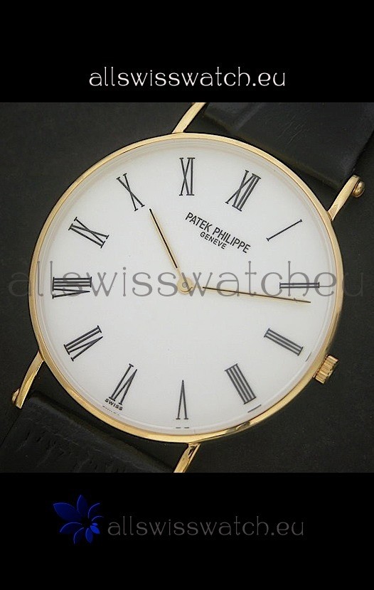 IMG_9081 Patek Philippe Calatrava Quaartz in White Dial Replica 8