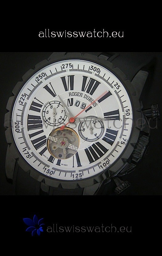 IMG_9081 Roger Dubuis Excalibur Tourbillon PVD Replica 8