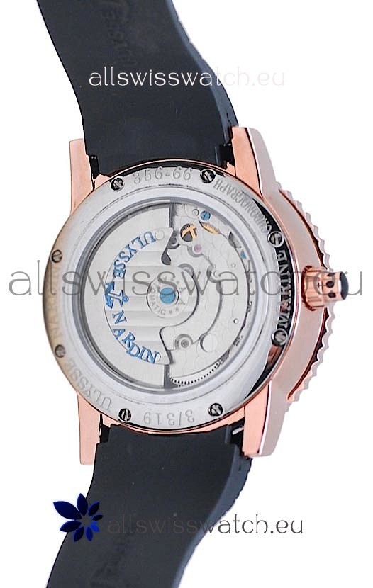 IMG_9081 Ulysse Nardin Diver Starry Night Pink Gold Replica 8