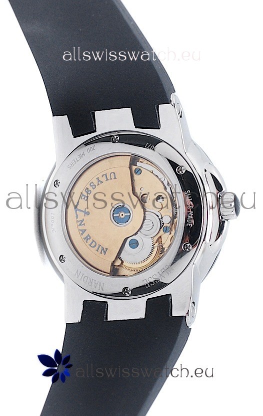 IMG_9081 Ulysse Nardin Executive Dual Time in White Dial Replica 8