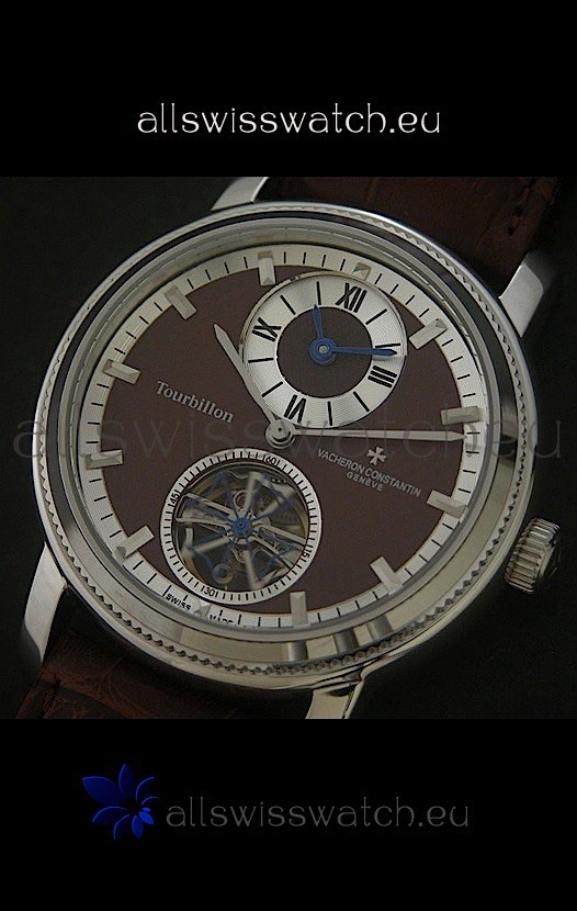 IMG_9081 Vacheron Constantin Malte Tourbillon in Brown Dial Replica 8