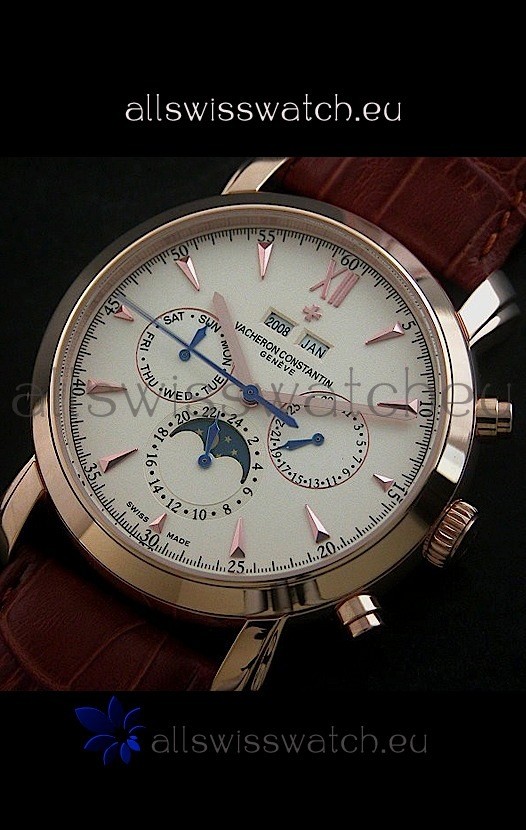 IMG_9081 Vacheron Constantin Perpetual Calendar in Rose Gold Replica 8
